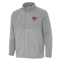 Кофта на молнии New York Knicks Antigua Daily Fused - Gray