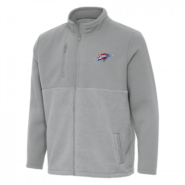 Куртка Oklahoma City Thunder Antigua Gray Daily Fused