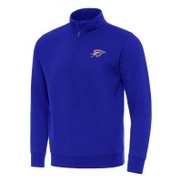 Кофта Oklahoma City Thunder Antigua Royal Victory Quarter-Zip Mock