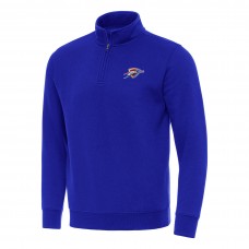 Кофта Oklahoma City Thunder Antigua Royal Victory Quarter-Zip Mock