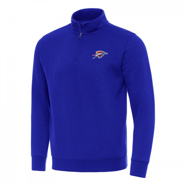 Кофта Oklahoma City Thunder Antigua Royal Victory Quarter-Zip Mock