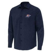 Рубашка Oklahoma City Thunder Antigua Navy Exposure Woven