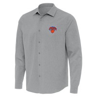 Рубашка New York Knicks Antigua Exposure Woven - Gray