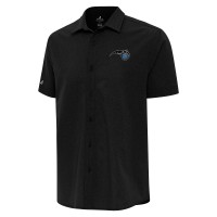Рубашка с коротким рукавом Orlando Magic Antigua Black Activate Woven