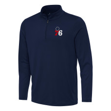 Philadelphia 76ers Antigua Navy Reprocess Quarter-Zip Top