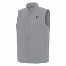 Oklahoma City Thunder Antigua Gray Regard Full-Zip Vest
