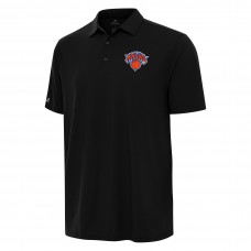 New York Knicks Antigua Black Era Polo
