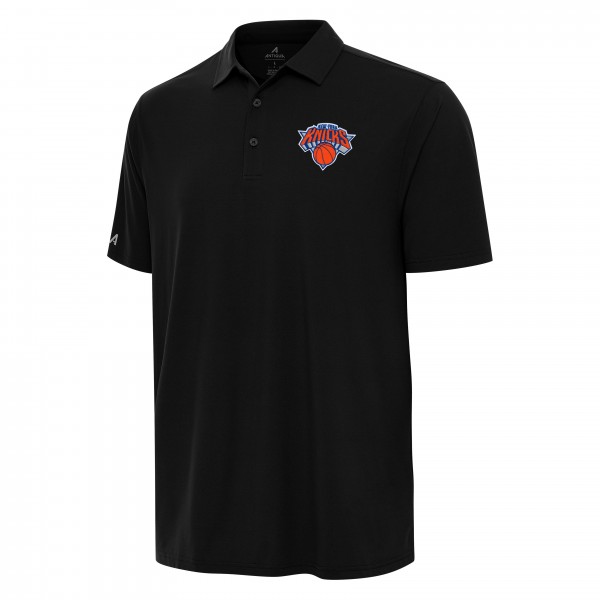 New York Knicks Antigua Black Era Polo
