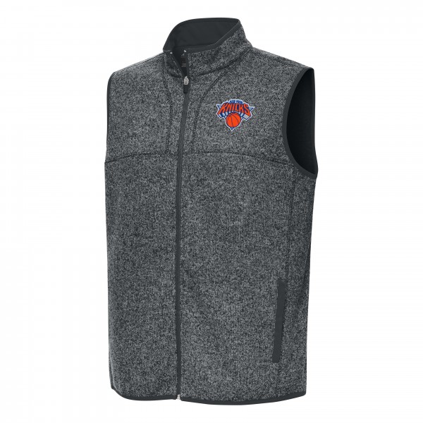 Жилетка New York Knicks Antigua Fortune - Heather Charcoal