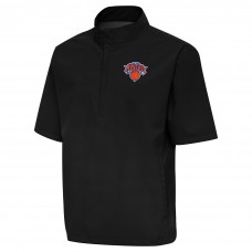 Ветровка на короткой молнии New York Knicks Antigua Brisk - Black