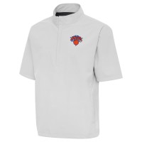 Ветровка на короткой молнии New York Knicks Antigua Brisk - Heather Gray
