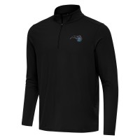 Orlando Magic Antigua Black Intent Quarter-Zip Top