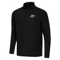 Oklahoma City Thunder Antigua Black Intent Quarter-Zip Top
