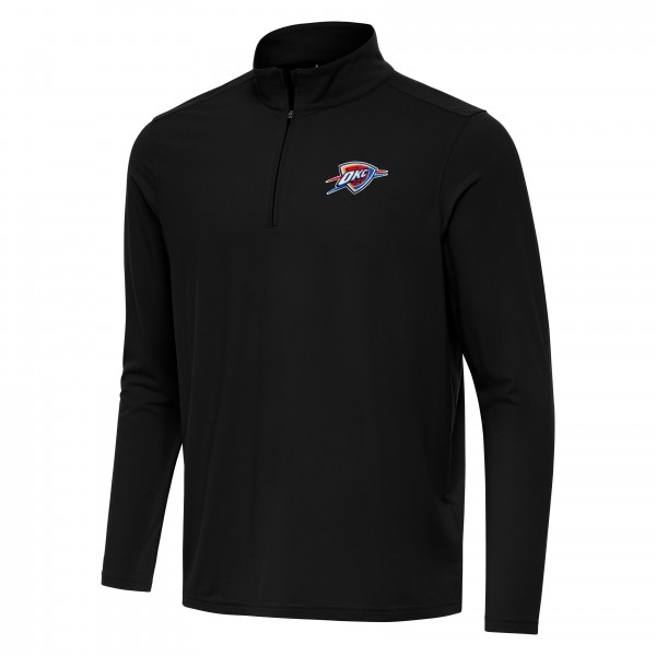Oklahoma City Thunder Antigua Black Intent Quarter-Zip Top