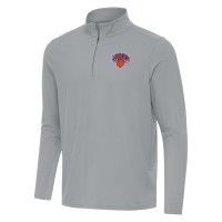 Кофта на короткой молнии New York Knicks Antigua Intent - Gray