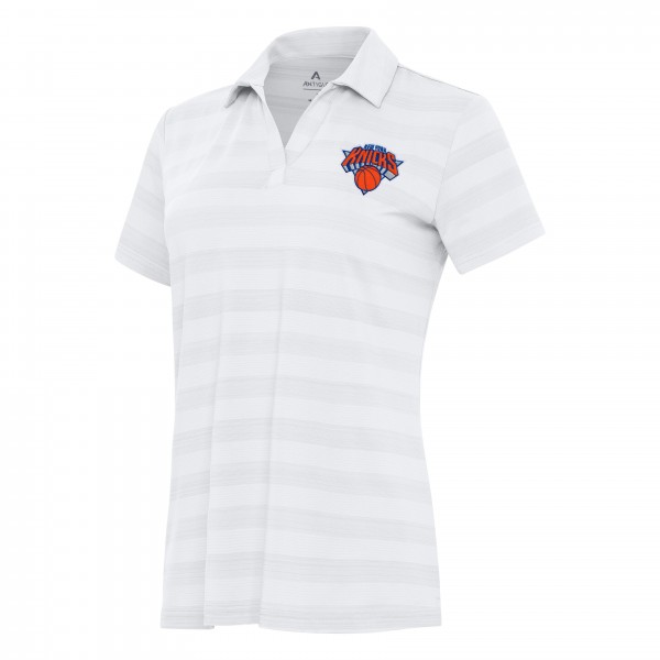 Поло New York Knicks Antigua Womens Tunnel - White