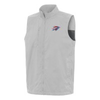 Жилетка Oklahoma City Thunder Antigua Heather Gray Brisk