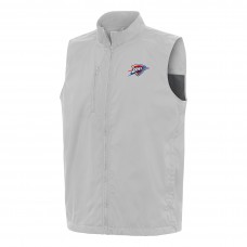Жилетка Oklahoma City Thunder Antigua Heather Gray Brisk