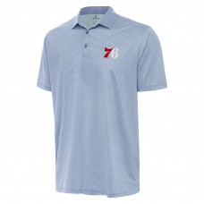 Philadelphia 76ers Antigua Aqua/White Rings Polo