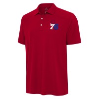 Philadelphia 76ers Antigua Red Western Polo
