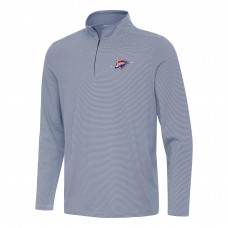 Кофта на короткой молнии Oklahoma City Thunder Antigua Navy Twine
