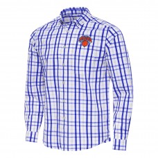 Рубашка New York Knicks Antigua Tending 2 - Blue/Gray