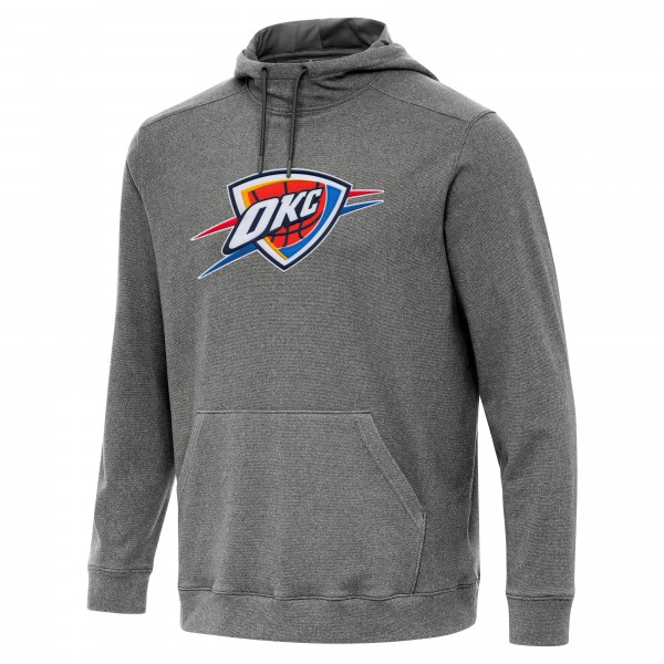 Толстовка Oklahoma City Thunder Antigua Heather Black Cloud