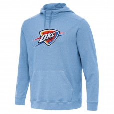 Толстовка Oklahoma City Thunder Antigua Heather Powder Blue Cloud