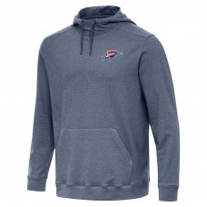 Толстовка Oklahoma City Thunder Antigua Heather Navy Cloud