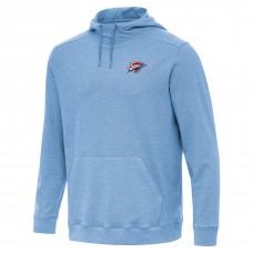 Толстовка Oklahoma City Thunder Antigua Heather Powder Blue Cloud