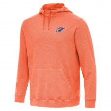Толстовка Oklahoma City Thunder Antigua Heather Orange Cloud
