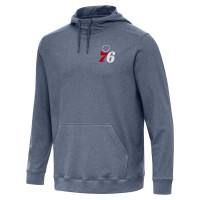 Толстовка Philadelphia 76ers Antigua Heather Navy Cloud