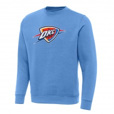 Кофта Oklahoma City Thunder Antigua Powder Blue Victory Crewneck