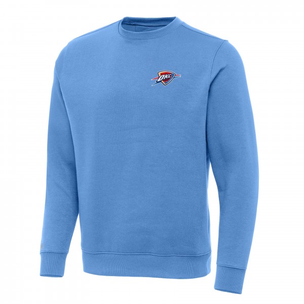 Кофта Oklahoma City Thunder Antigua Powder Blue Victory Crewneck