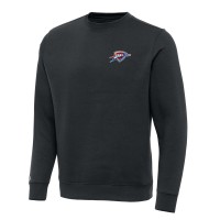 Кофта Oklahoma City Thunder Antigua Charcoal Victory Crewneck