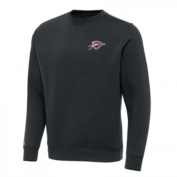 Кофта Oklahoma City Thunder Antigua Charcoal Victory Crewneck