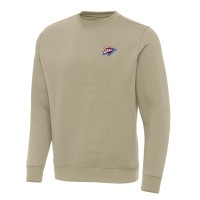 Кофта Oklahoma City Thunder Antigua Khaki Victory Crewneck
