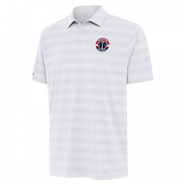 Washington Wizards Antigua White Tunnel Polo