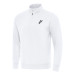 Свитшот San Antonio Spurs Antigua White Victory Quarter-Zip Mock