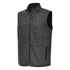 Жилетка San Antonio Spurs Antigua Heather Black Fortune Full-Zip