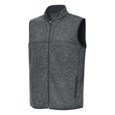 Жилетка San Antonio Spurs Antigua Heather Charcoal Fortune Full-Zip