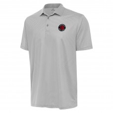Toronto Raptors Antigua Gray/White Rings Polo