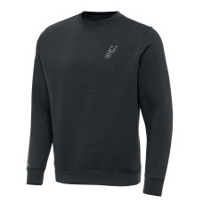 Свитшот San Antonio Spurs Antigua Charcoal Victory Crewneck Pullover