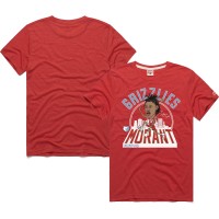 Футболка Ja Morant Memphis Grizzlies Homage Unisex 2024/25 City Edition Caricature Tri-Blend - Red