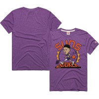 Футболка Devin Booker Phoenix Suns Homage Unisex 2024/25 City Edition Caricature Tri-Blend - Purple