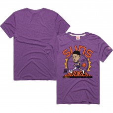 Футболка Devin Booker Phoenix Suns Homage Unisex 2024/25 City Edition Caricature Tri-Blend - Purple