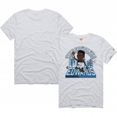 Футболка Anthony Edwards Minnesota Timberwolves Homage Unisex 2024/25 City Edition Caricature Tri-Blend - Ash