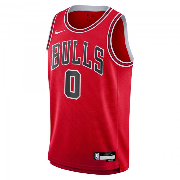 Игровая джерси Youth Chicago Bulls Coby White Red - Icon Edition