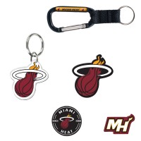 Miami Heat WinCraft 5-Pack Key Ring and Fridge Magnet Set
