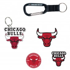 Chicago Bulls WinCraft 5-Pack Key Ring and Fridge Magnet Set